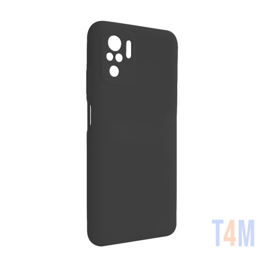 Silicone Case with Camera Shield for Xiaomi Note 10s/10 4g Black